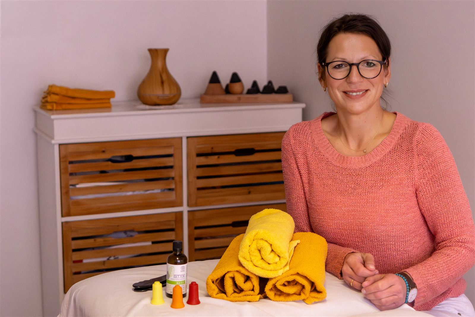 Heilmassage und Therapie